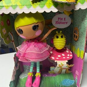 Pix E. Flutters Doll with Pink and Green Outfit